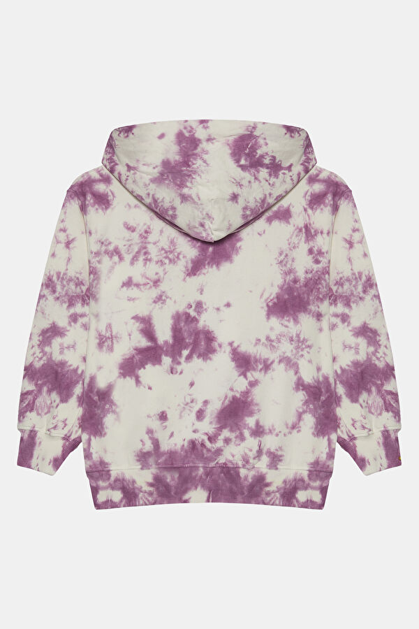Pembe Kapuşonlu Çocuk Sweatshirt 5