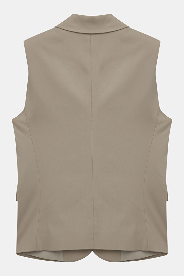 Beige Women's Vest 2