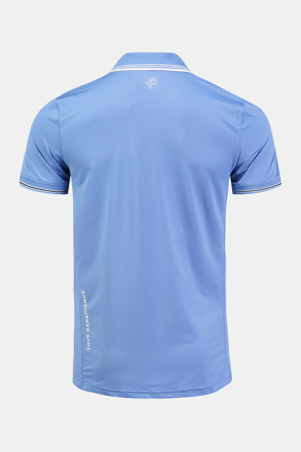 Açık Mavi Polo Yaka T-Shirt 2