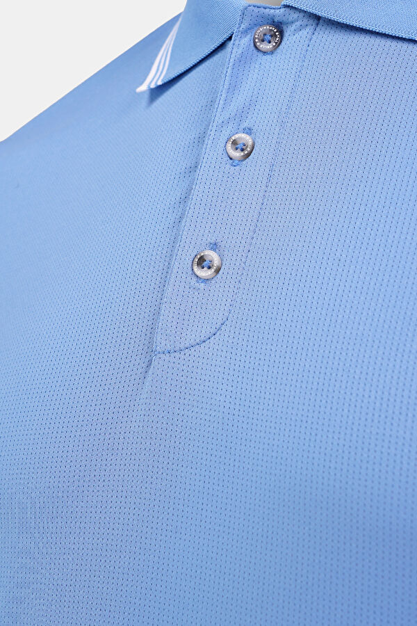 Açık Mavi Polo Yaka T-Shirt 3