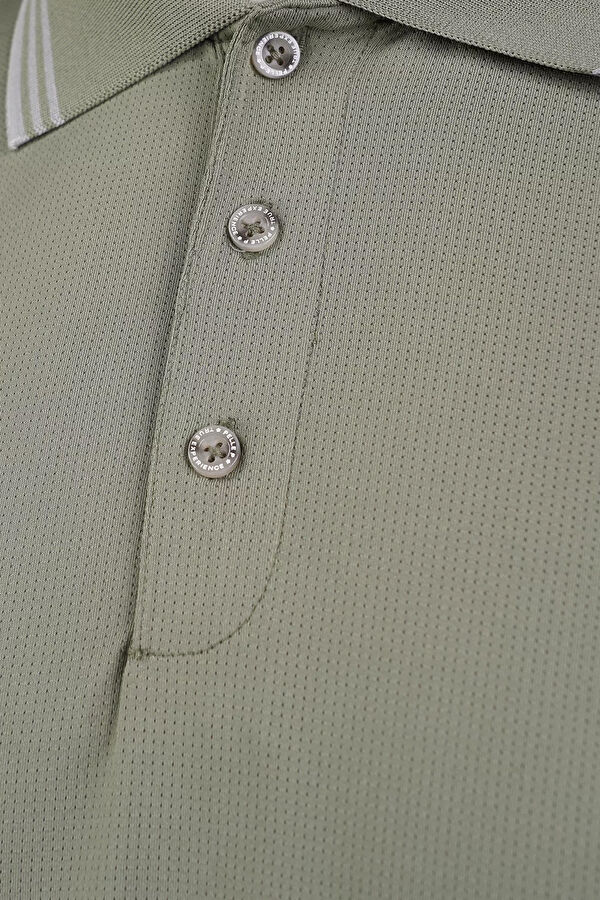 Haki Polo Yaka T-Shirt 3