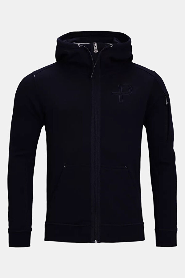 Lacivert Kapuşonlu Sweatshirt