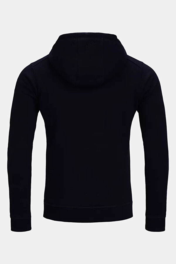 Lacivert Kapuşonlu Sweatshirt 2