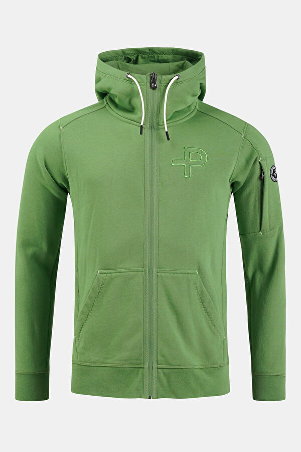 Yeşil Kapuşonlu Sweatshirt