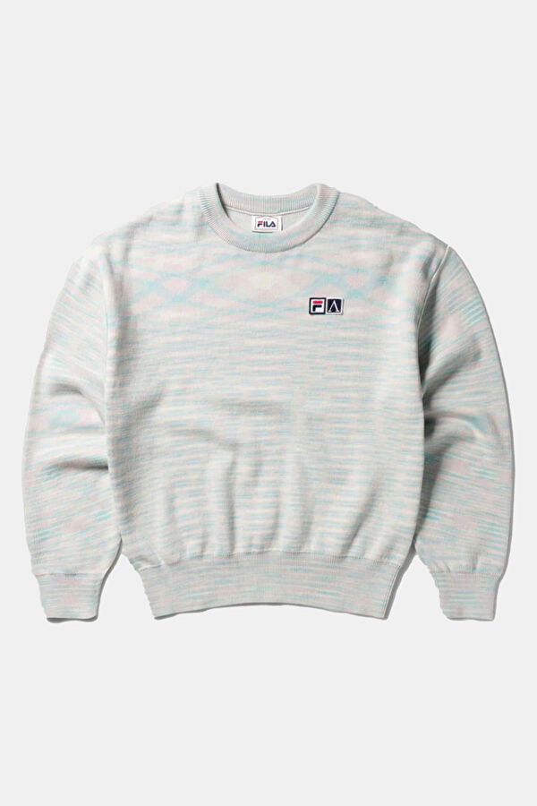 Light Pink Knitted Men's Sweater