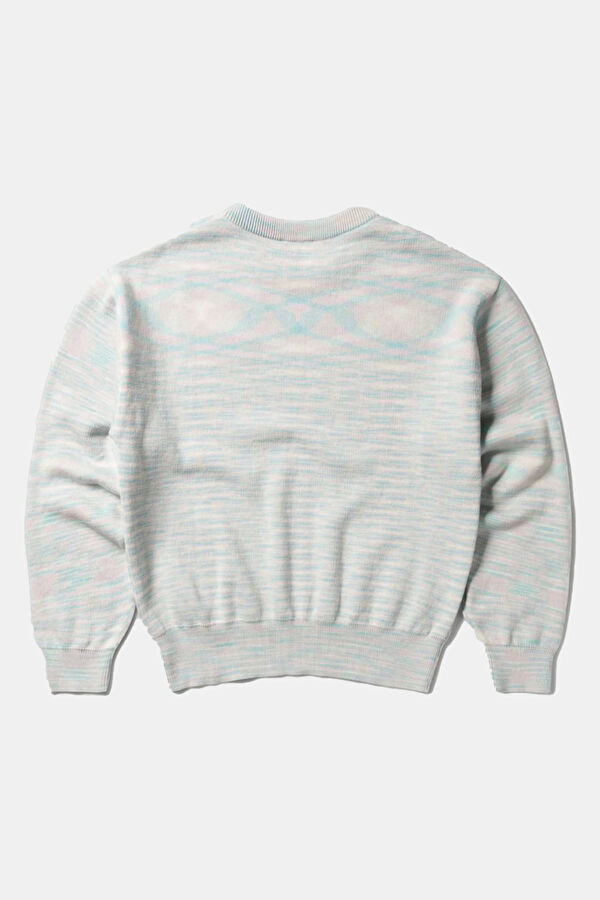 Light Pink Knitted Men's Sweater 2