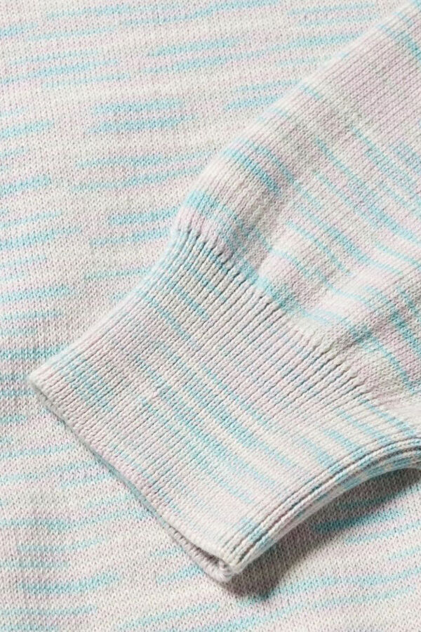 Light Pink Knitted Men's Sweater 5