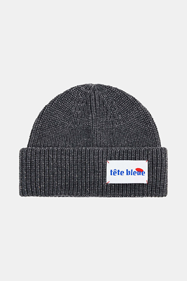 Gray Melange Beret