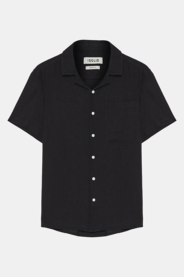 Relax Fit Black Retro Shirt