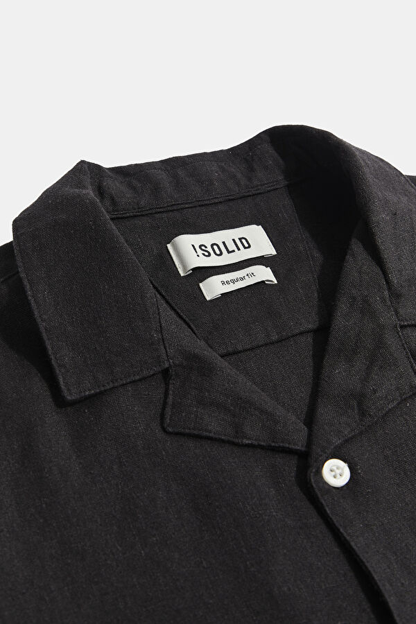 Relax Fit Black Retro Shirt 3