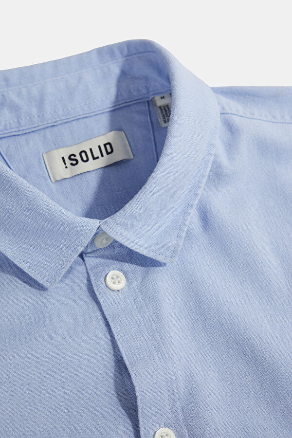 Relax Fit Light Blue Men's Shirt 3