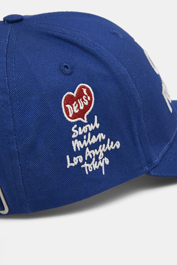 Blue Printed Hat 3