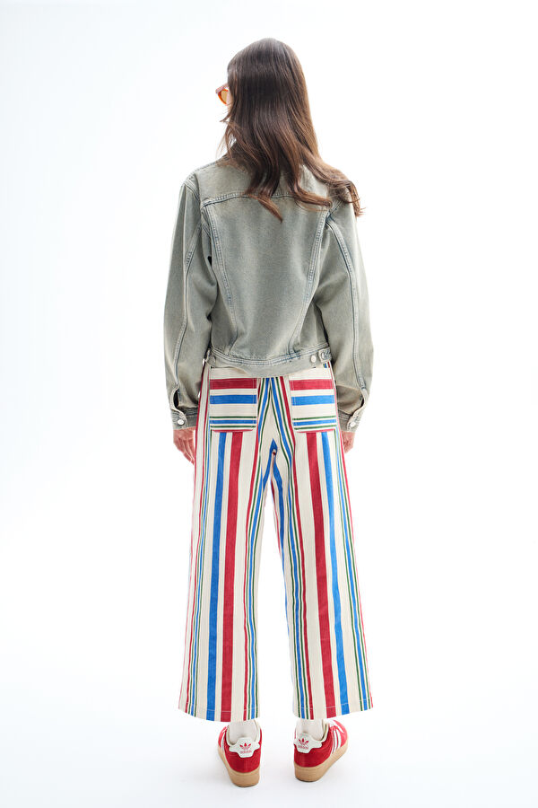 Blue Straight Cut Trousers 2