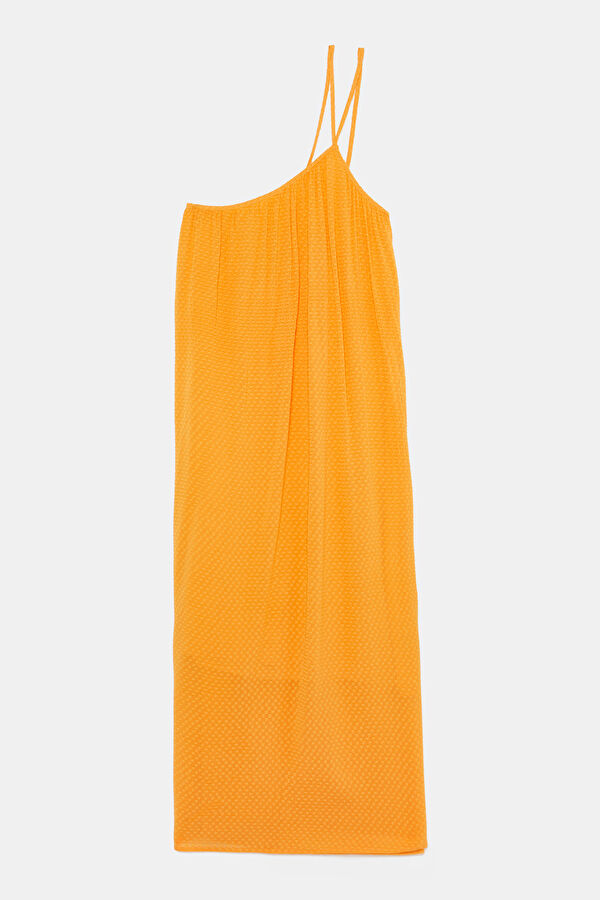 Orange Maxi Women's Dress 3