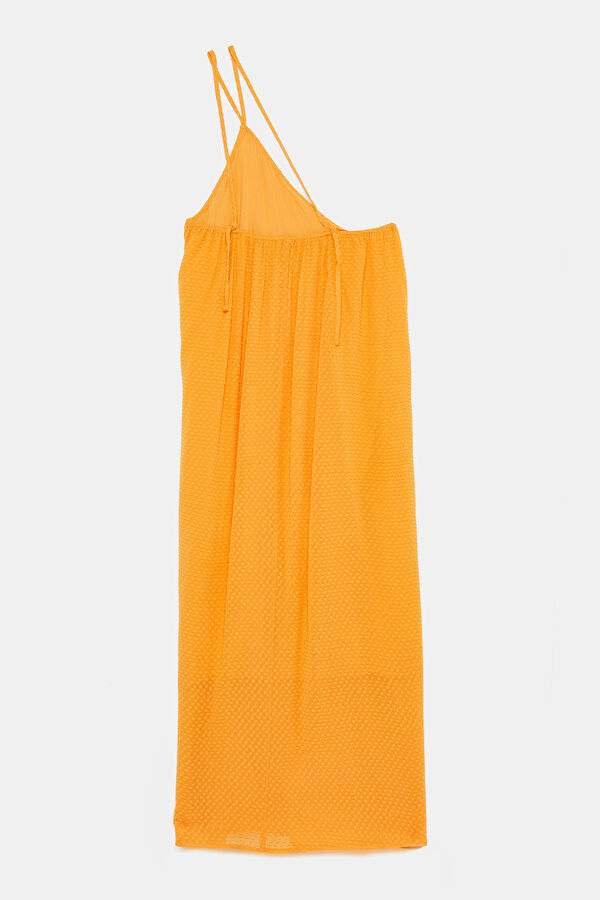 Orange Maxi Women's Dress 4