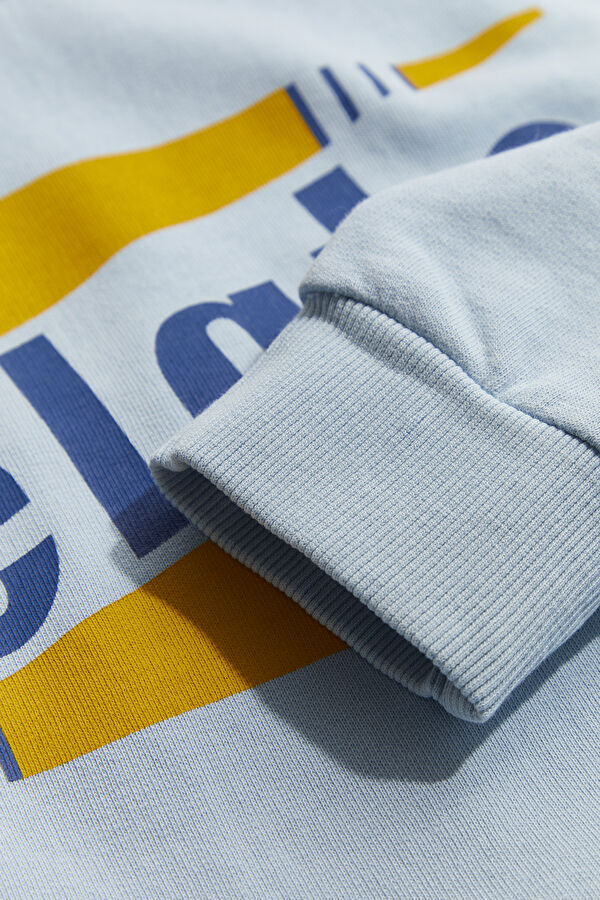 Light Blue Crew Neck Kids Sweatshirt 4