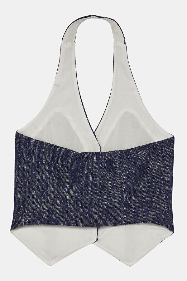 Dark Blue Women's Vest 2