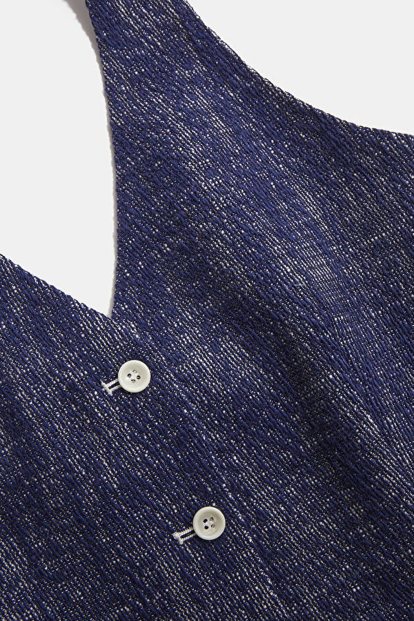 Dark Blue Women's Vest 3