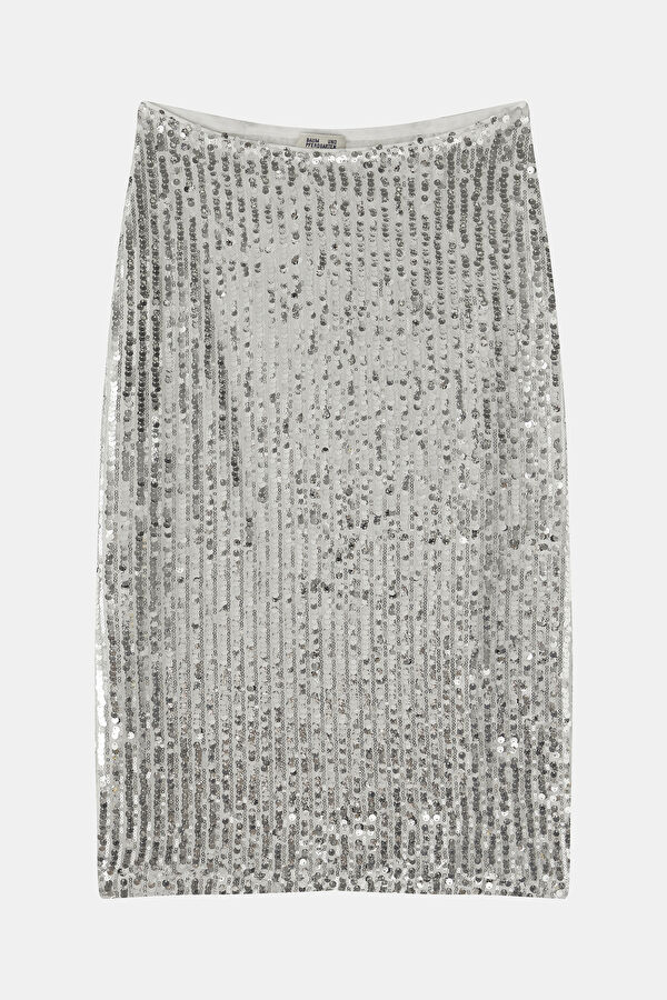 Silver Women's Skirt