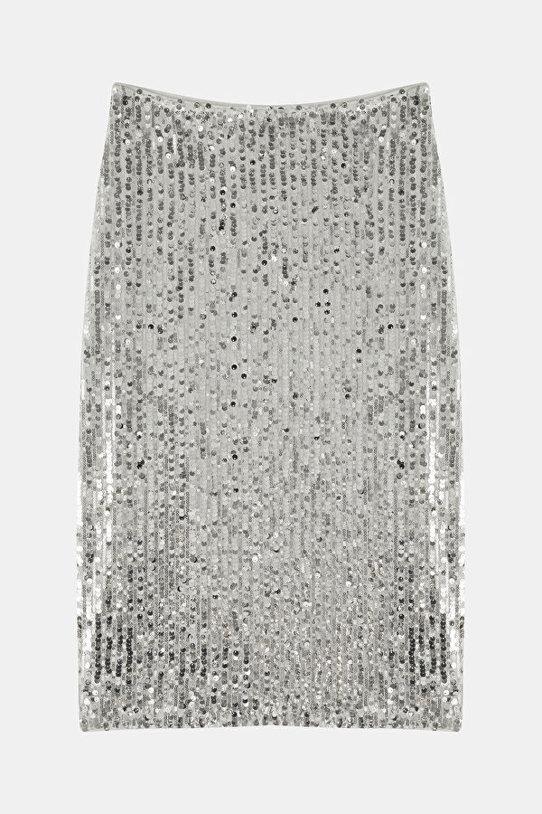 Silver Women's Skirt 2