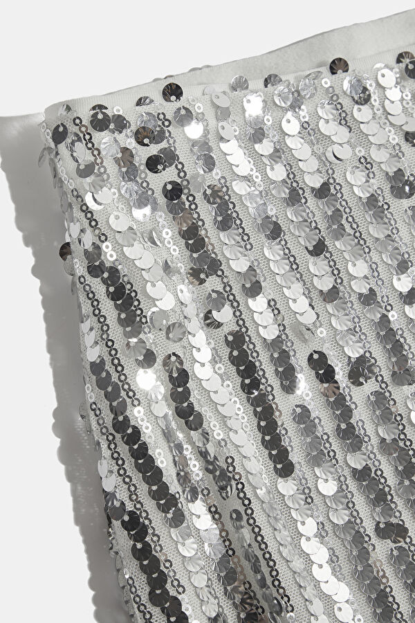 Silver Women's Skirt 3