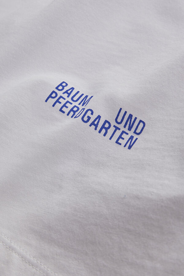 Beyaz O Yaka Kadın T-Shirt 5