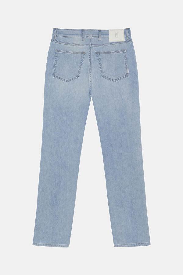 Açık Mavi Boru Paça Jean Pantolon 2