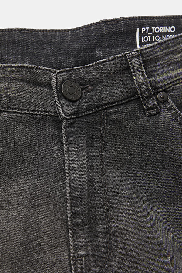 Gri Boru Paça Jean Erkek Pantolon 3