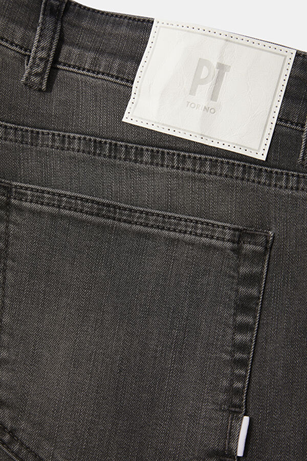Gri Boru Paça Jean Erkek Pantolon 5