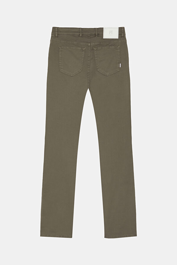 Light Brown Slim-Fit Jeans Men's Trousers 2