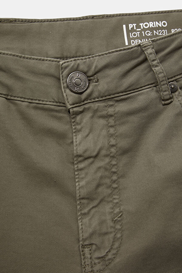 Light Brown Slim-Fit Jeans Men's Trousers 3