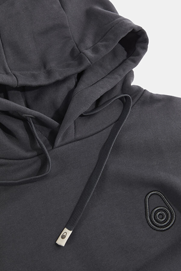 Lacivert Kapuşonlu Sweatshirt 3