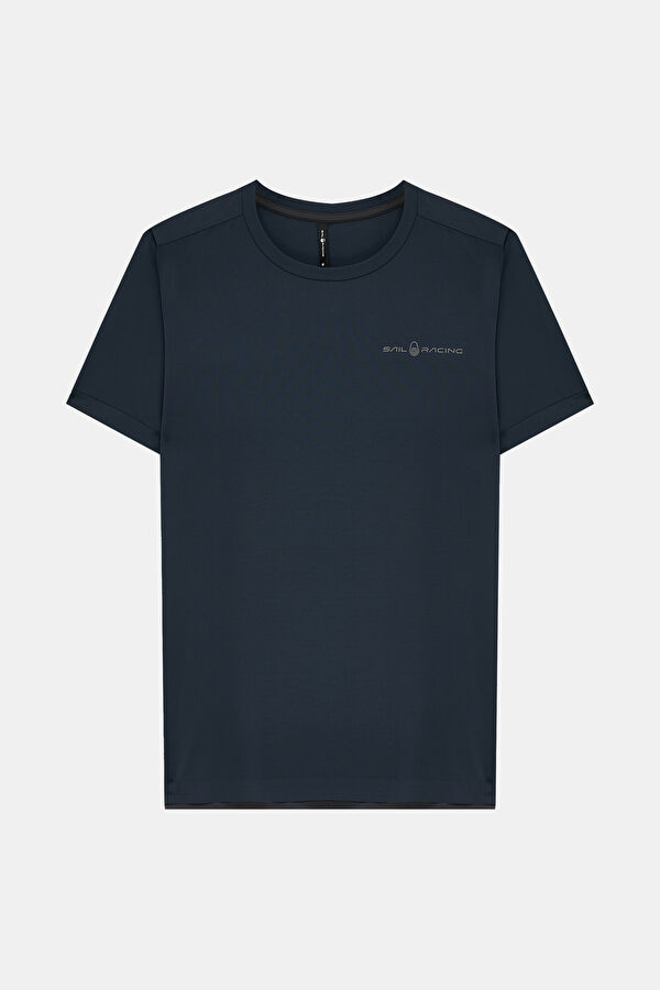 Lacivert Bisiklet Yaka T-Shirt