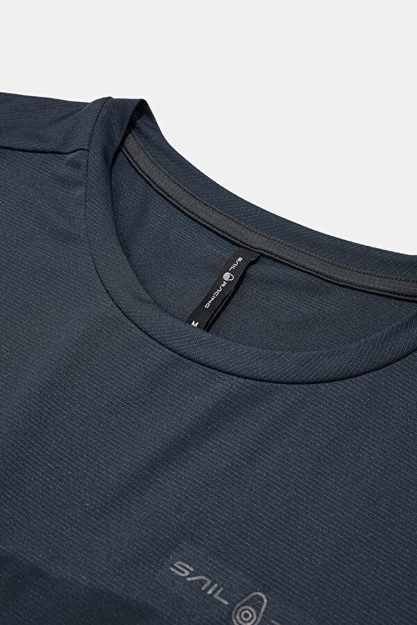 Lacivert Bisiklet Yaka T-Shirt 3