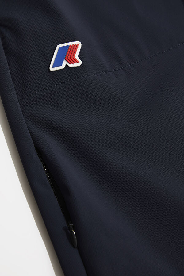 Navy Blue Tube Leg Trousers 5