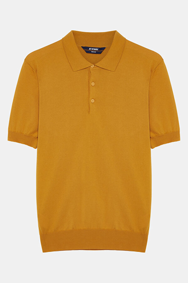 Orange Polo Neck Tshirt