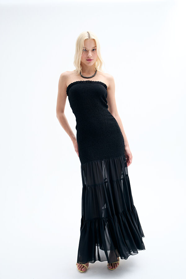 Siyah Maxi Elbise