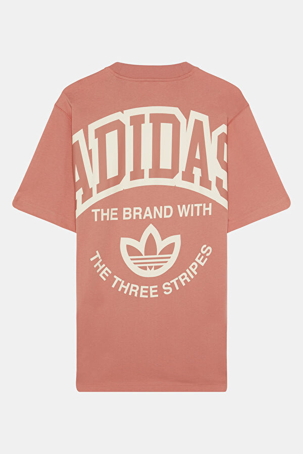 Vrct Short Bisiklet Yaka Baskılı Pembe T-Shirt 2