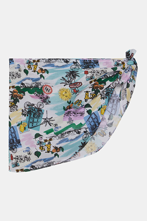 Çok Renkli Desenli Bikini 3