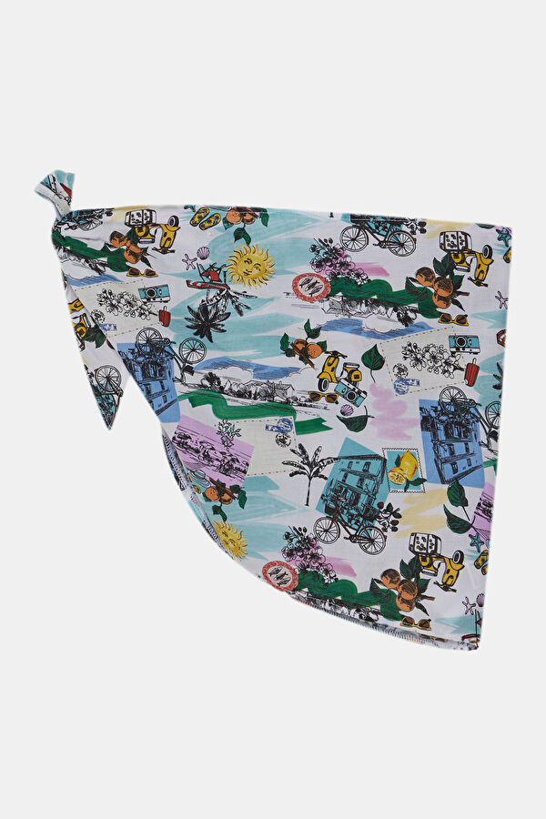 Çok Renkli Desenli Bikini 4