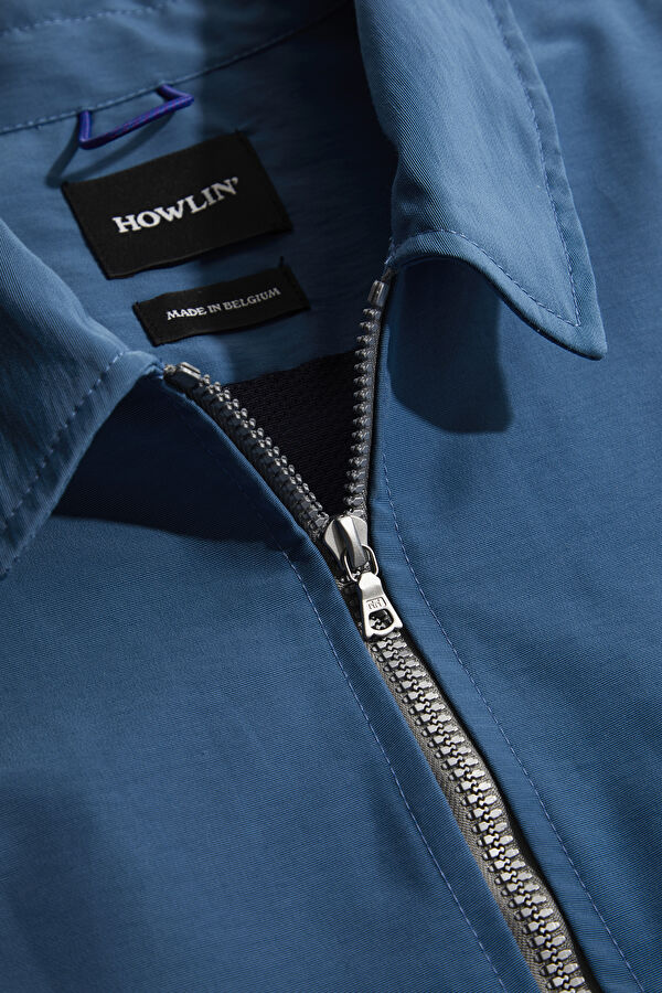 Blue Zip Fastening Jacket 3