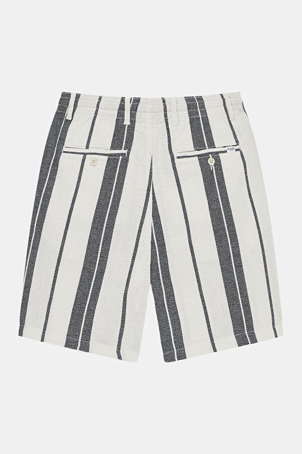 Cream Organic Cotton Men's Shorts 4