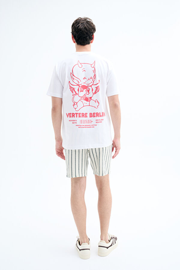 Cream Linen Shorts 2