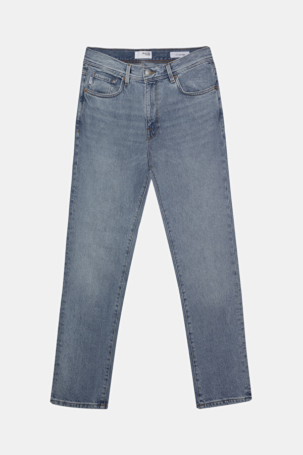 Açık Mavi Dar Paça Jean Erkek Pantolon