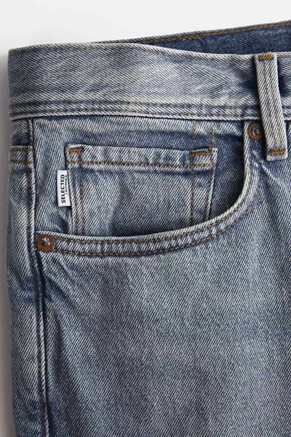 Açık Mavi Dar Paça Jean Erkek Pantolon 4