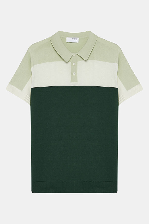 Cream Diagonal Striped Tshirt