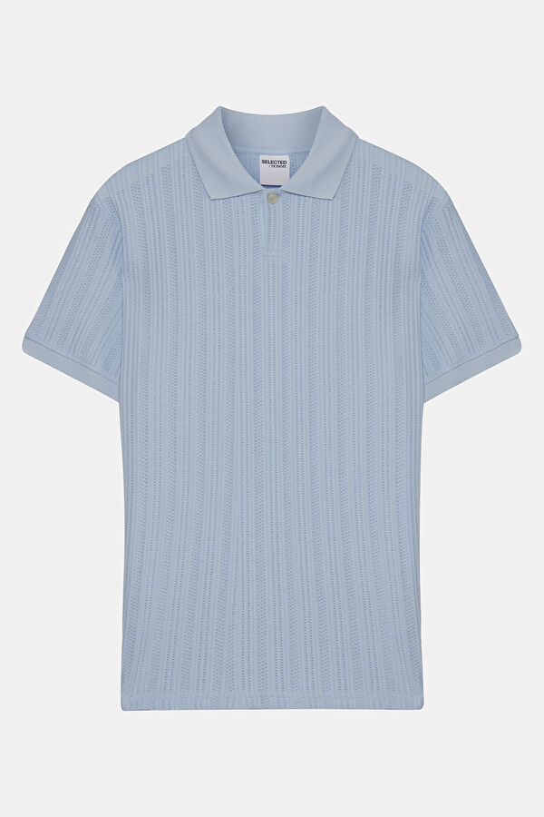 Açık Mavi Polo Yaka T-Shirt