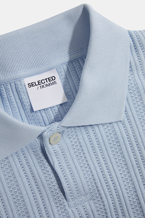Açık Mavi Polo Yaka T-Shirt 3