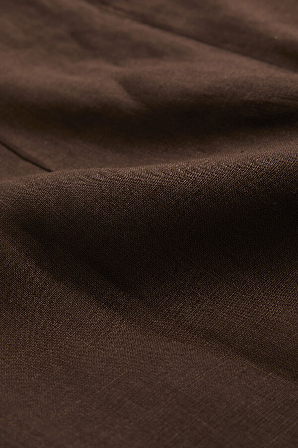 Brown Short Women's Dress 4