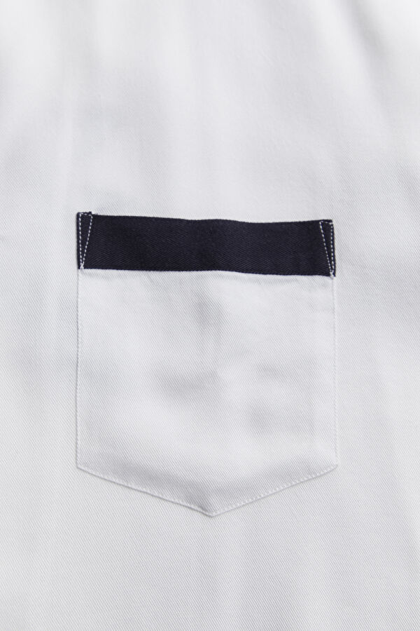 Relax Mold Cream Embroidered Shirt 5